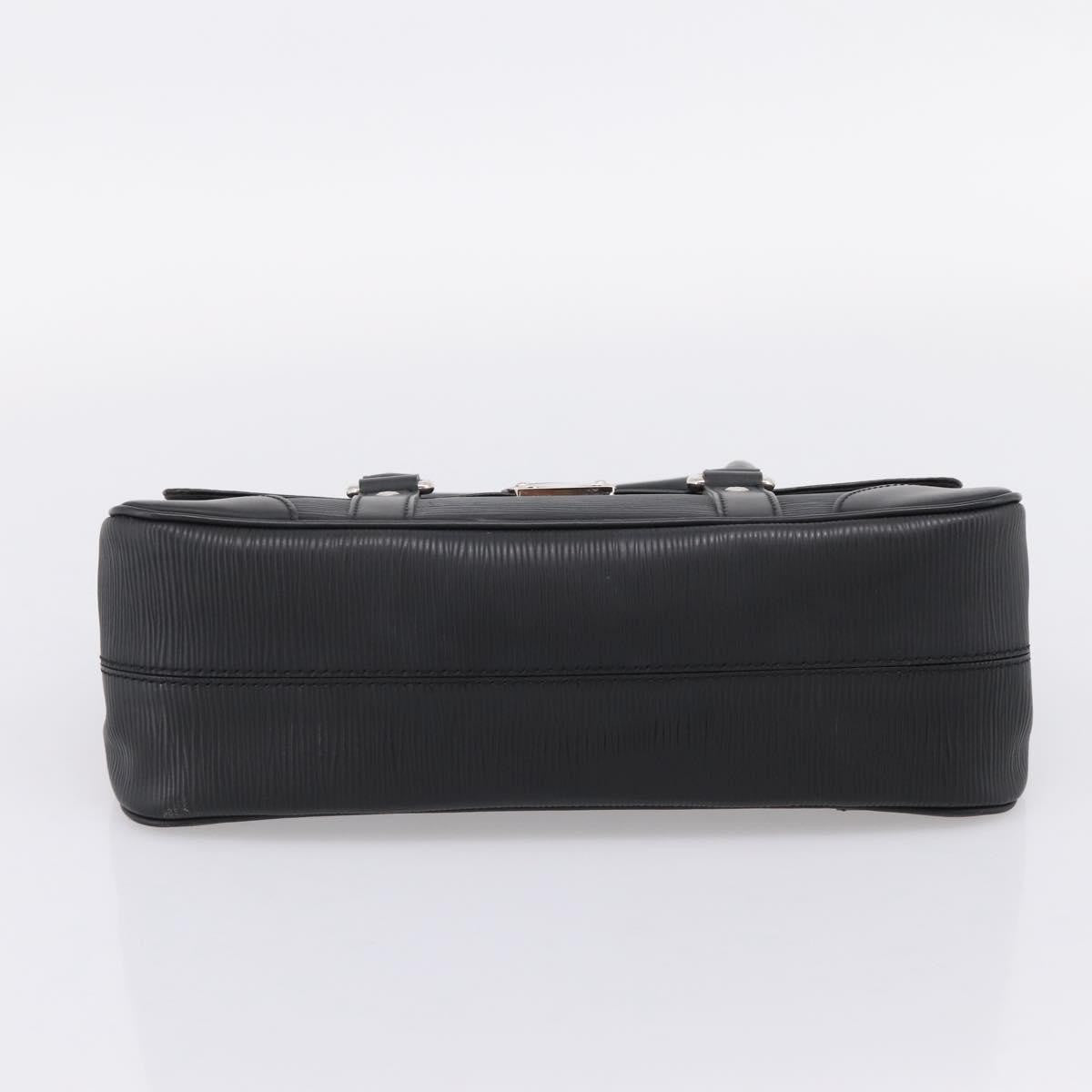 Louis Vuitton Segur Epi Leather Black Leather Handbag (Pre-Owned)