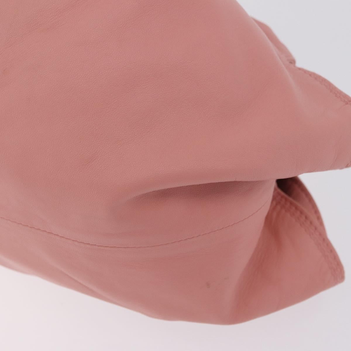 Loewe Aire Leather Pink Leather Shoulder Bag Bag (Pre-Owned)