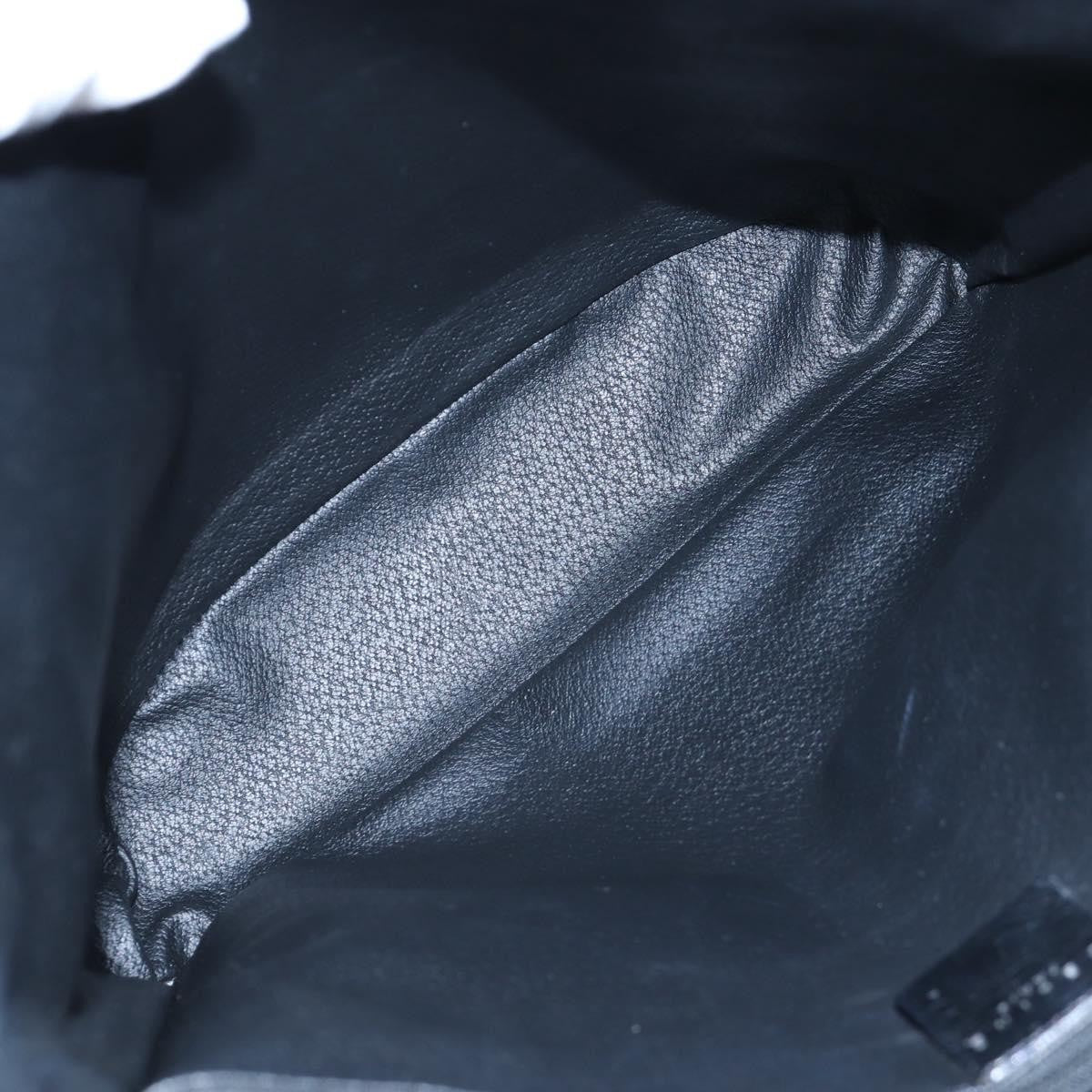Celine C Macadam Tote Pvc Leather/ Macadam Canvas Black Pvc Shoulder Bag Bag (Pre-Owned)
