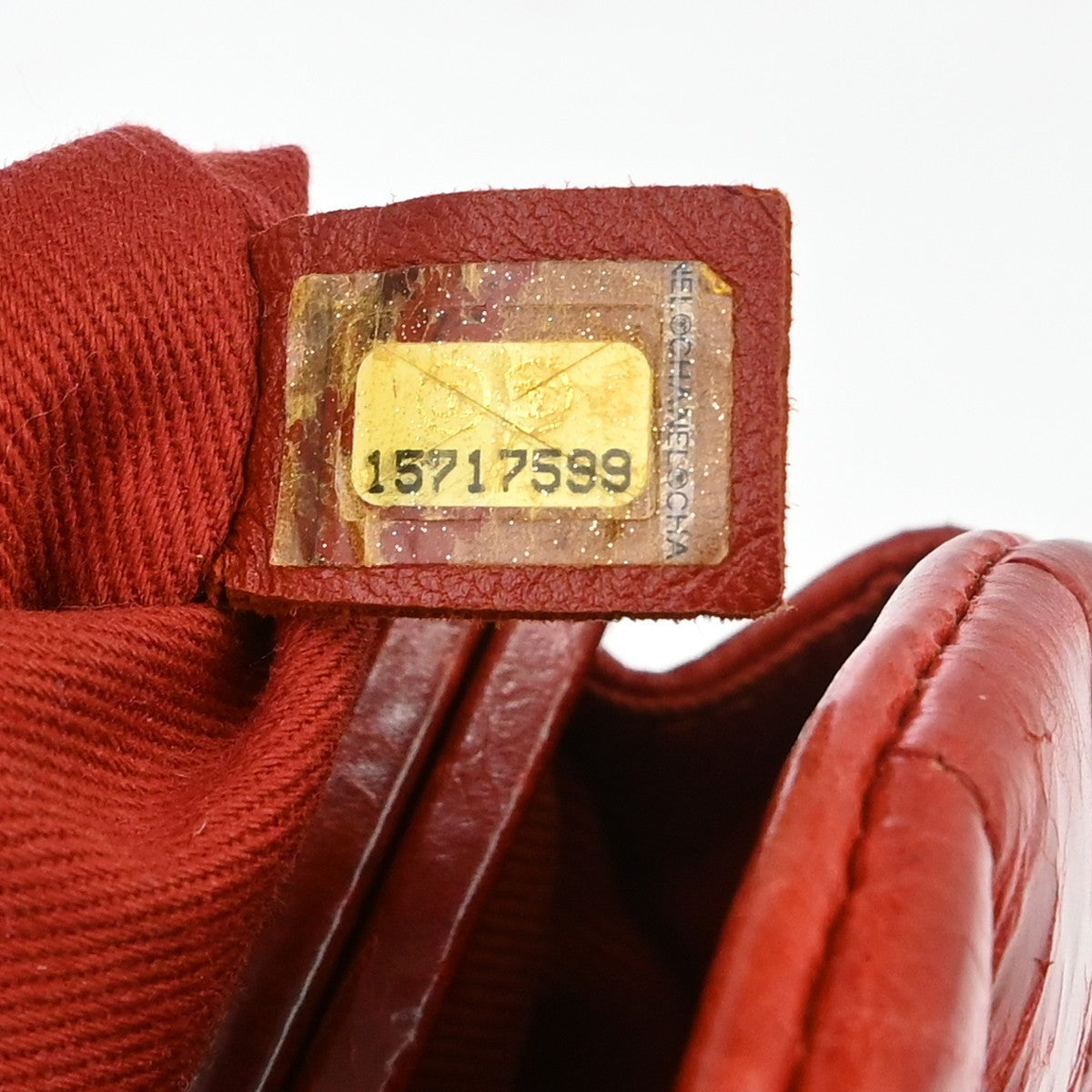 Chanel Just Mademoiselle Quilted Aged Calfskin Red Leather Shoulder Bag Bag (Pre-Owned)
