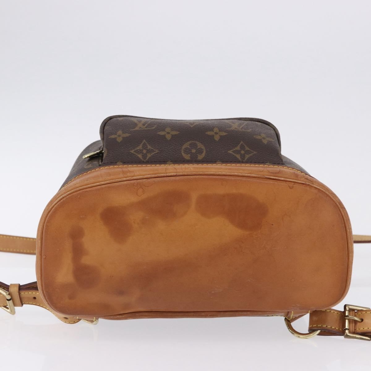 Louis Vuitton Montsouris Monogram Brown Canvas Backpack Bag (Pre-Owned)
