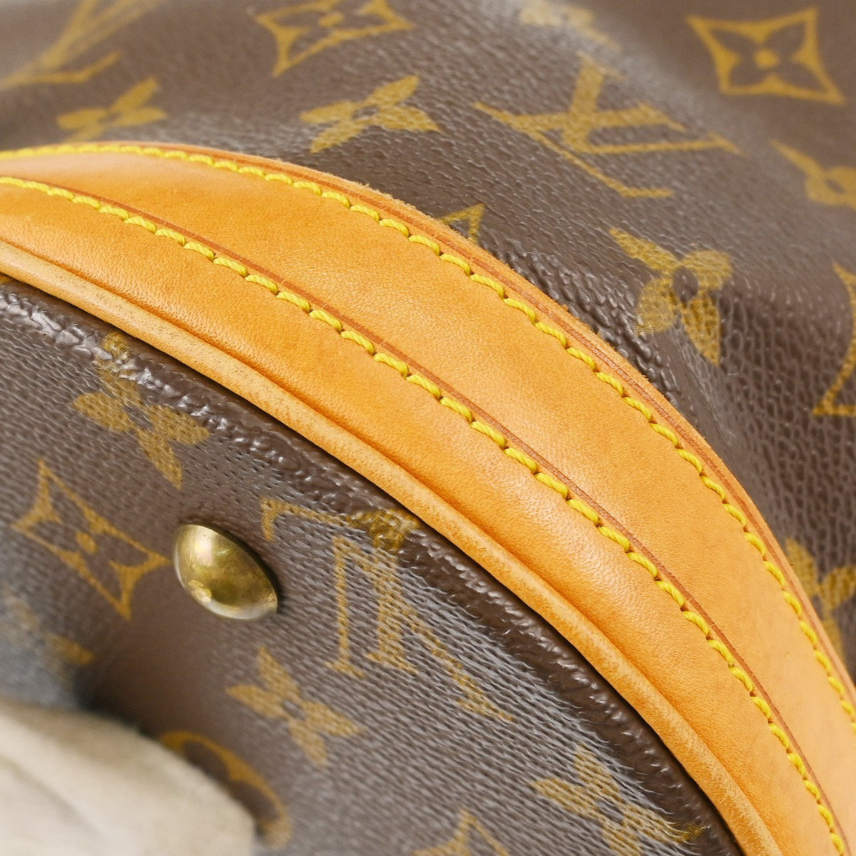 Louis Vuitton Bucket Monogram Canvas Brown Canvas Tote Bag Bag (Pre-Owned)