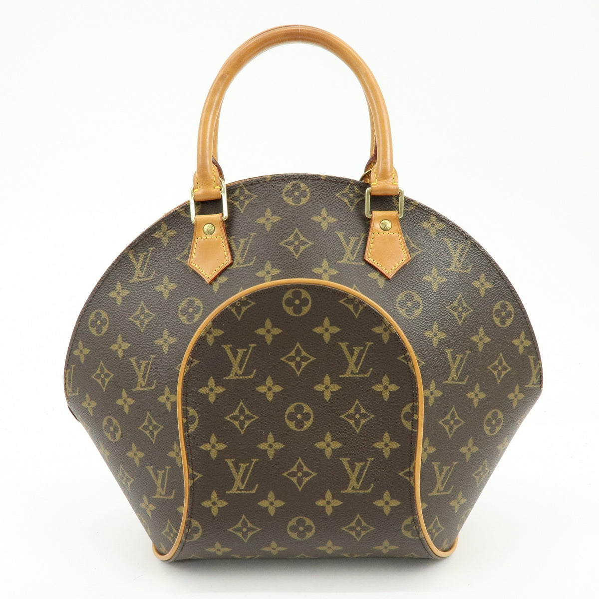 Louis Vuitton Ellipse Monogram Canvas Brown Canvas Handbag (Pre-Owned)