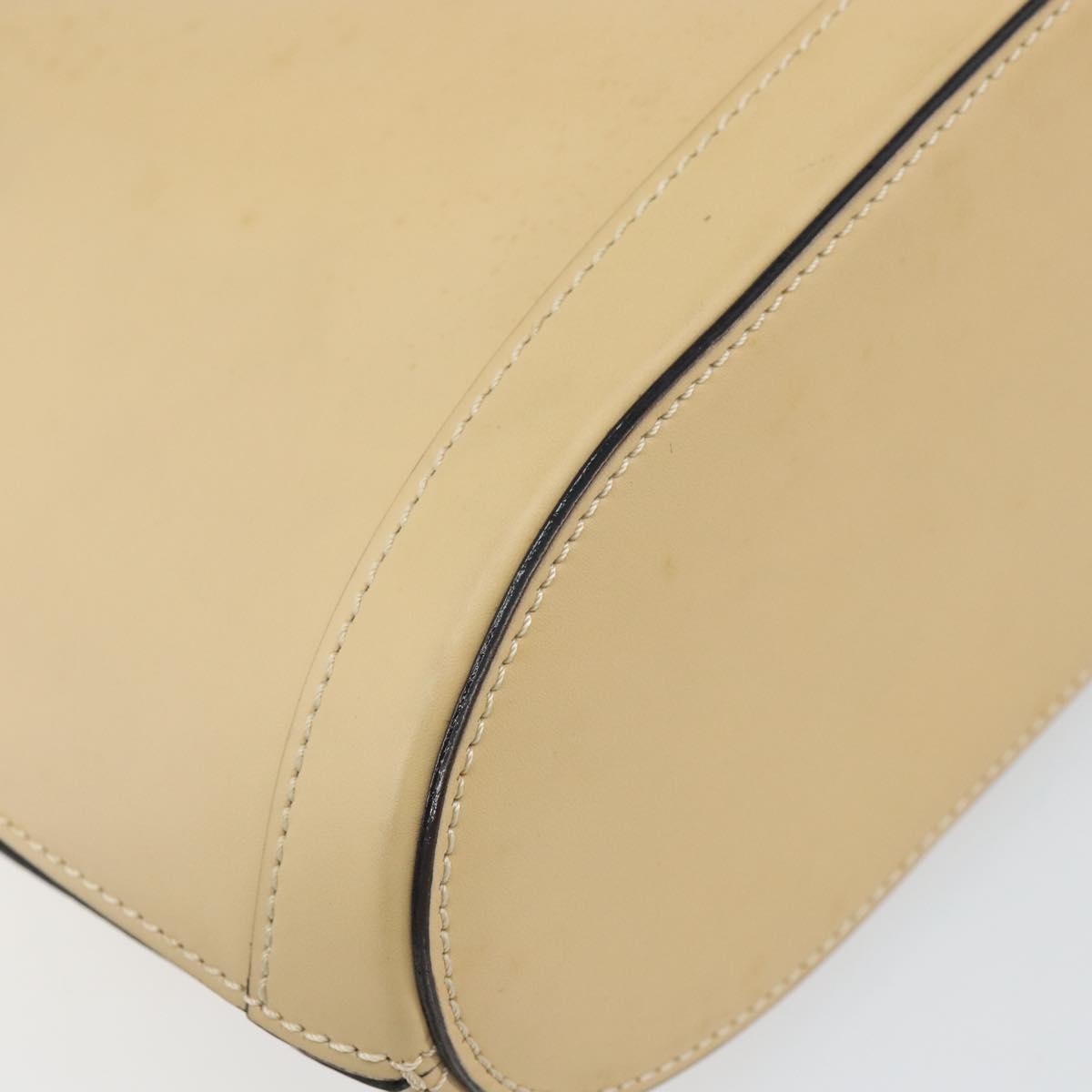Celine Vintage Leather Beige Leather Shoulder Bag Bag (Pre-Owned)