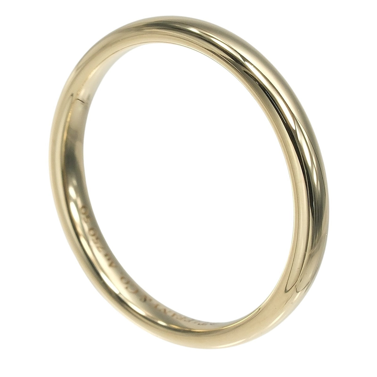Tiffany & Co. Classic Wedding Band 18K Yellow Gold Gold Yellow_Gold Ring Jewelry (Pre-Owned)