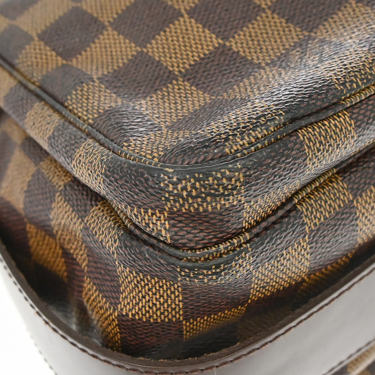 Louis Vuitton Naviglio Damier Brown Canvas Shoulder Bag Bag (Pre-Owned)