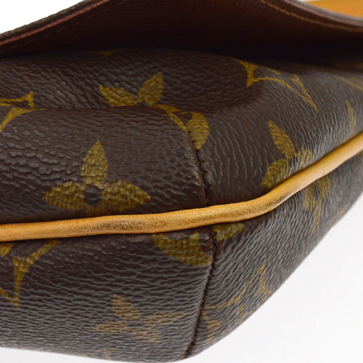 Louis Vuitton Musette Tango Monogram Canvas Brown Canvas Shoulder Bag Bag (Pre-Owned)