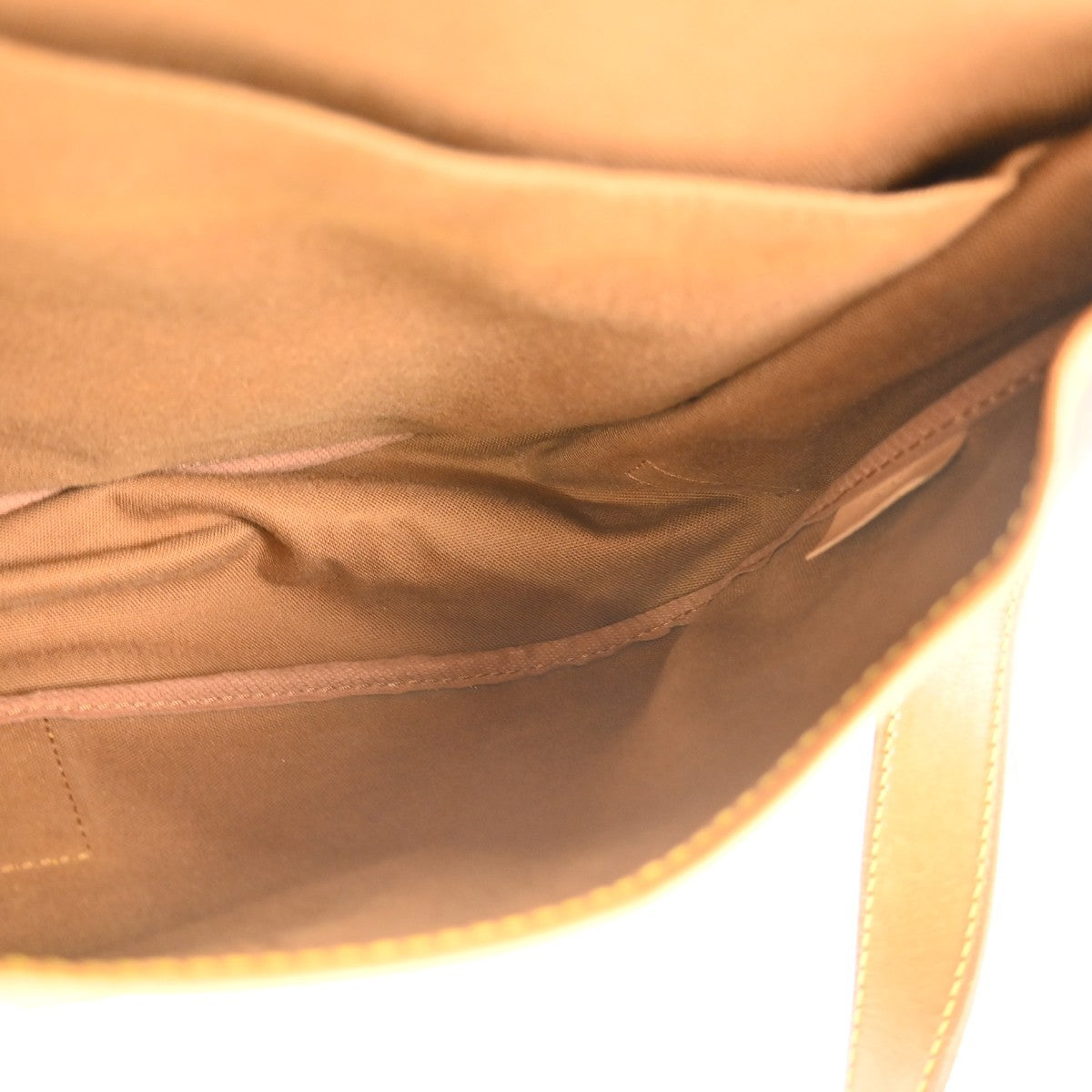 Louis Vuitton Saumur Monogram Canvas Brown Canvas Shoulder Bag Bag (Pre-Owned)