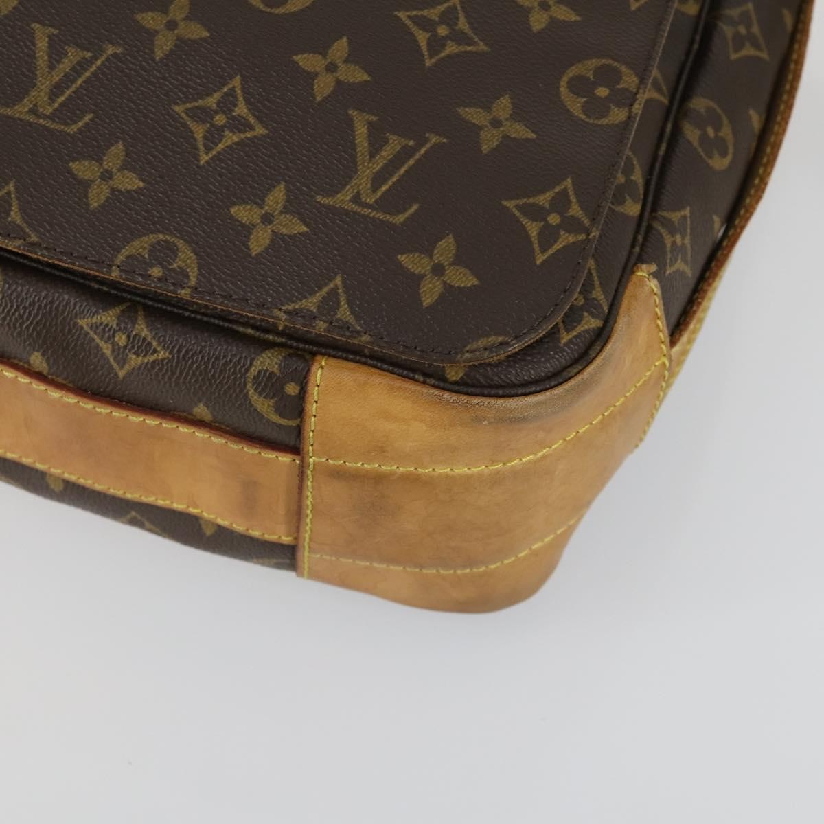 Louis Vuitton Abbesses Messenger Monogram Canvas Brown Canvas Shoulder Bag Bag (Pre-Owned)
