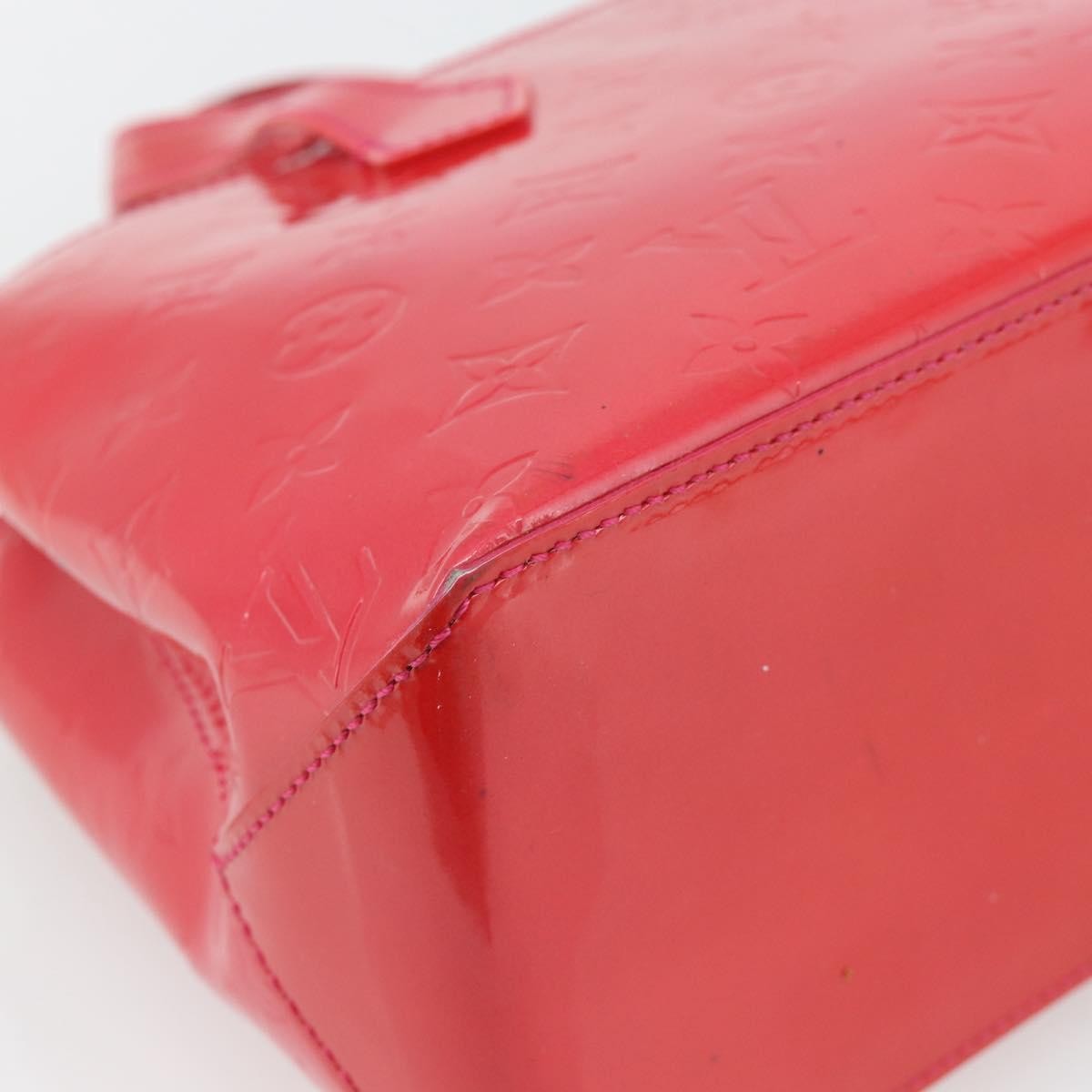 Louis Vuitton Wilshire Monogram Vernis Pink Patent_Leather Handbag (Pre-Owned)