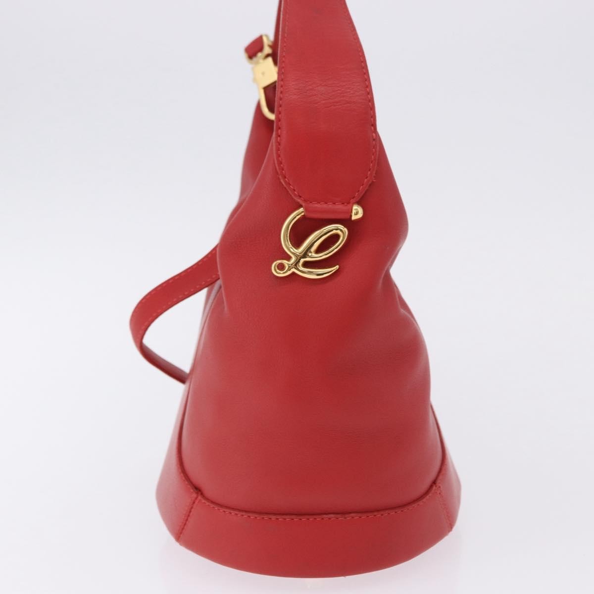 Loewe Vintage Leather Red Leather Shoulder Bag Bag (Pre-Owned)