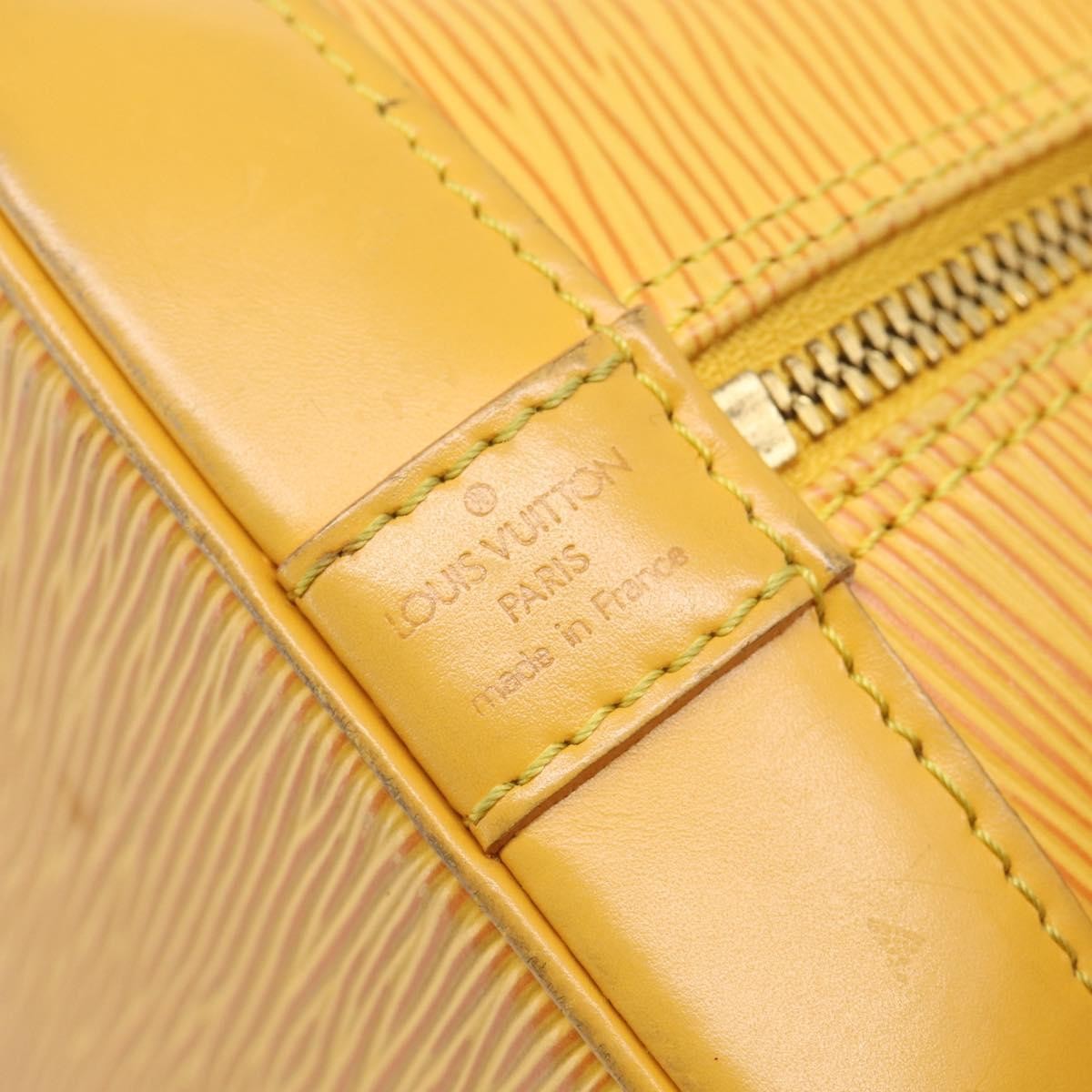 Louis Vuitton Vintage Alma Epi Leather Yellow Leather Handbag (Pre-Owned)