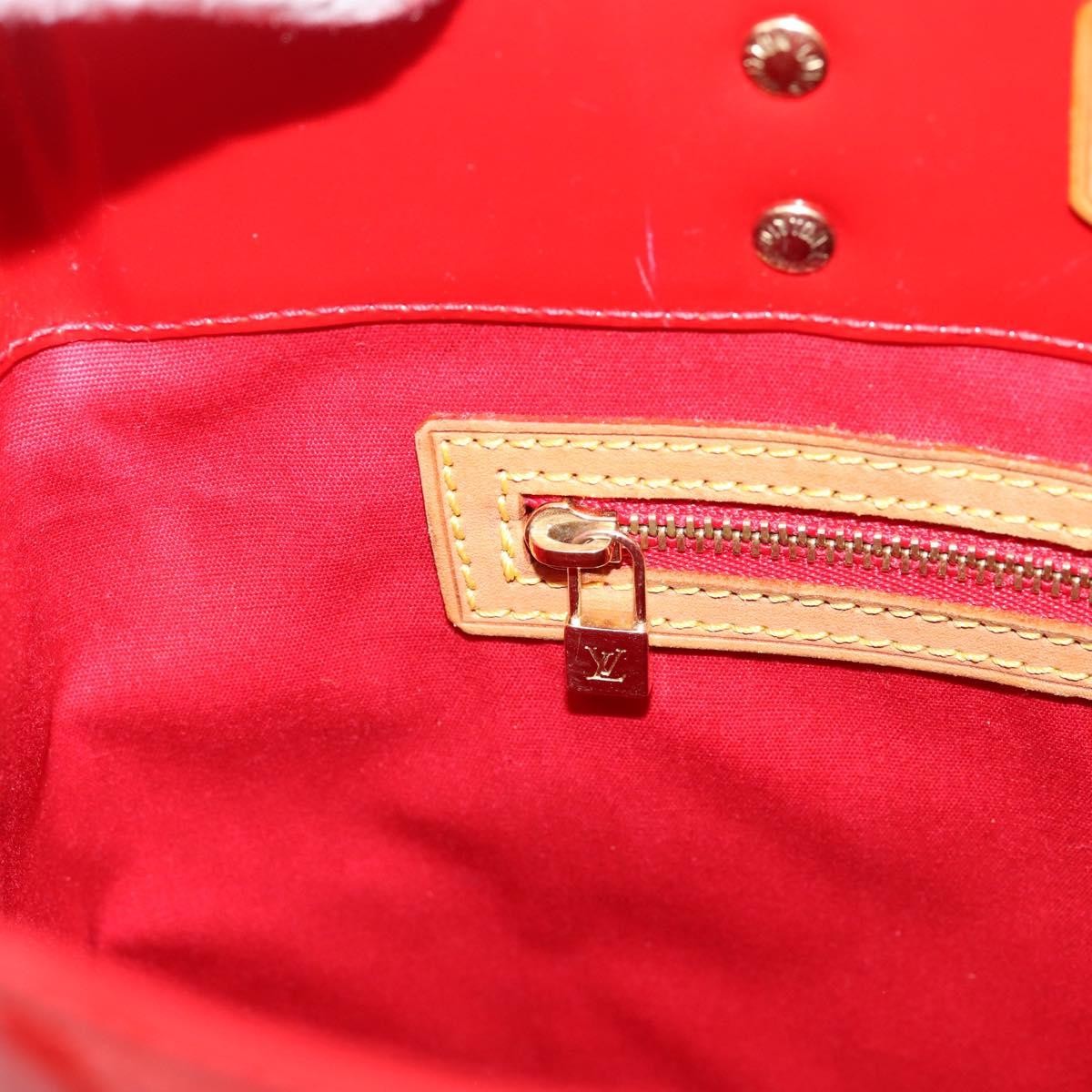 Louis Vuitton Reade Monogram Vernis Red Patent_Leather Handbag (Pre-Owned)
