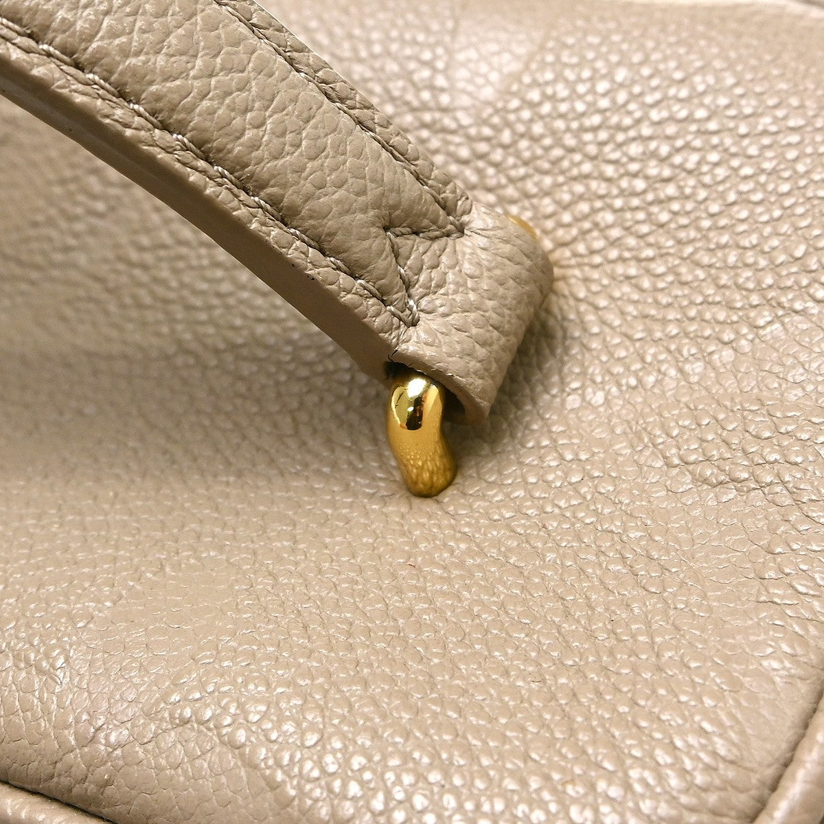 Louis Vuitton Vanity Monogram Empreinte Giant Beige Leather Handbag (Pre-Owned)