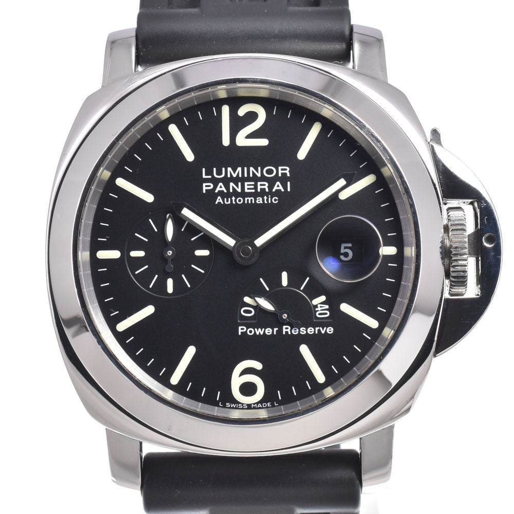 Panerai Luminor Power Reserve Automatic Stainless Steel And Rubber Watch (Pre-Owned)