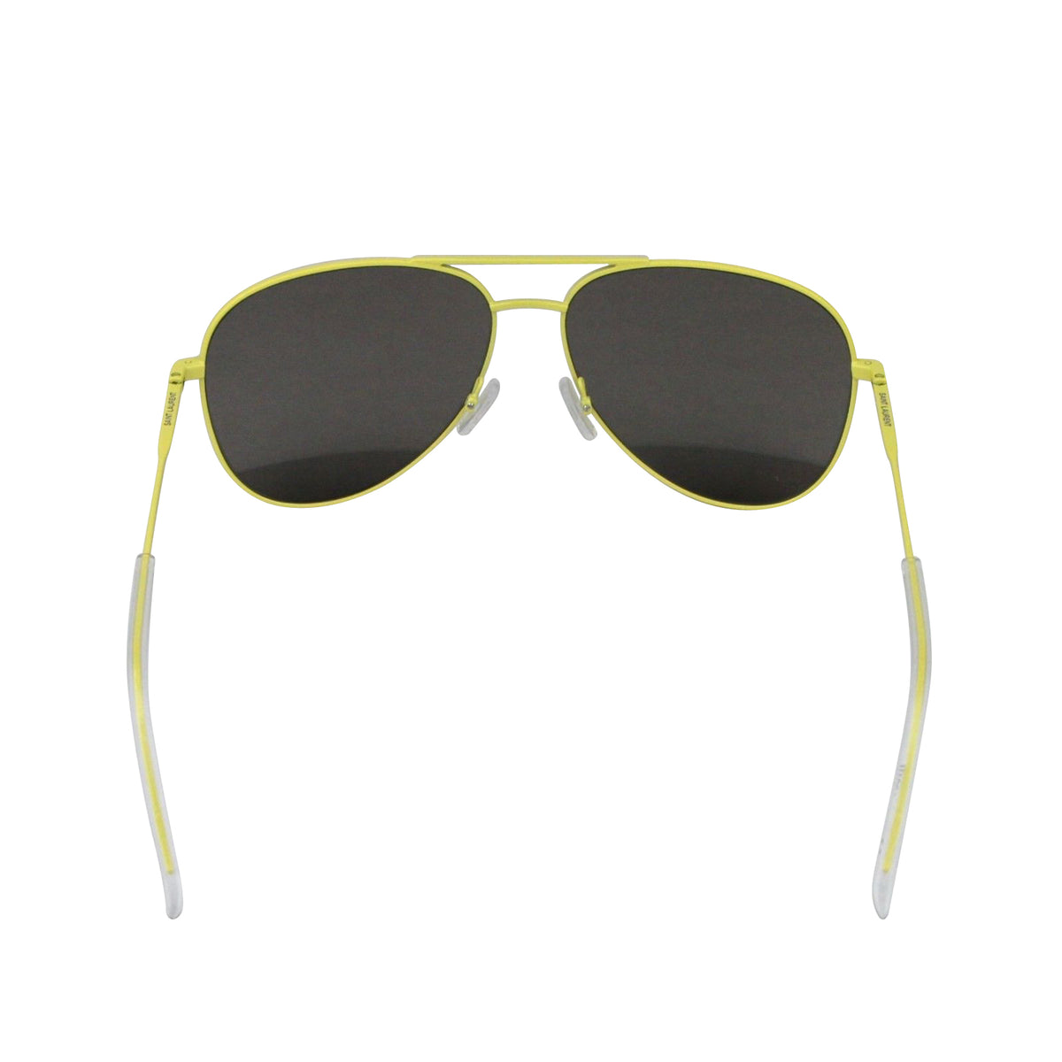 Saint Laurent Men's Yellow Metal Classic 11 Aviator Sunglasses