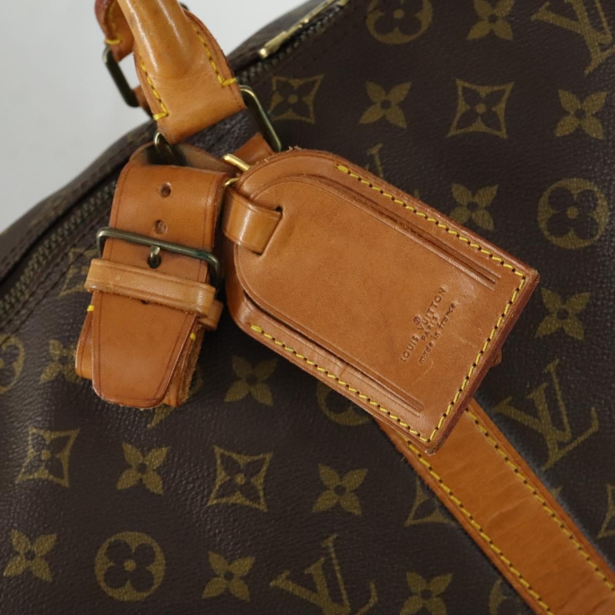 Louis Vuitton Keepall Monogram Canvas Brown Canvas Travel Bag Bag (Pre-Owned)