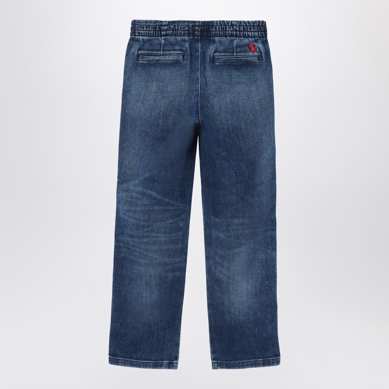 Polo Ralph Lauren Boy's Blue Washed Denim Jeans