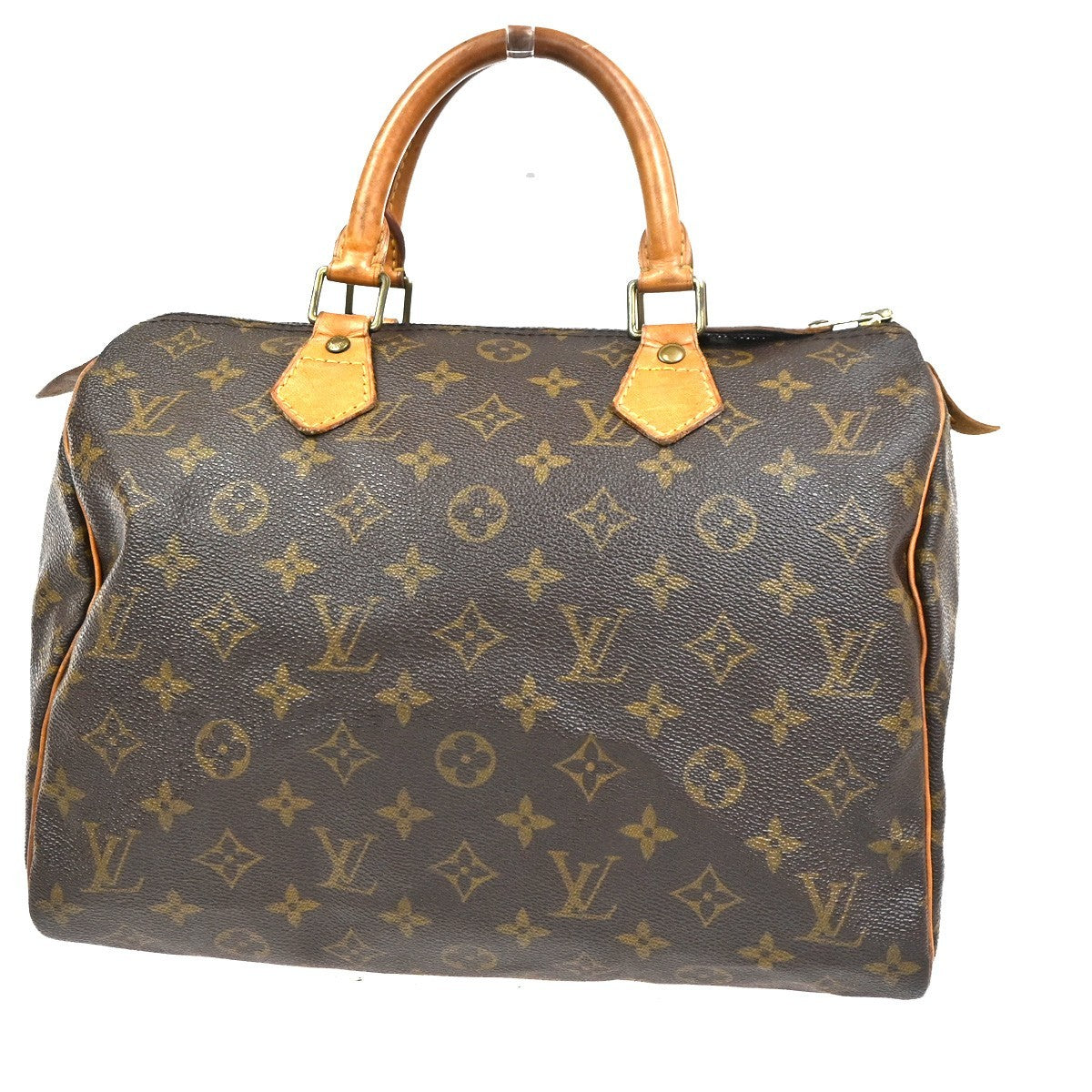 Louis Vuitton Speedy Monogram Canvas Brown Canvas Handbag (Pre-Owned)