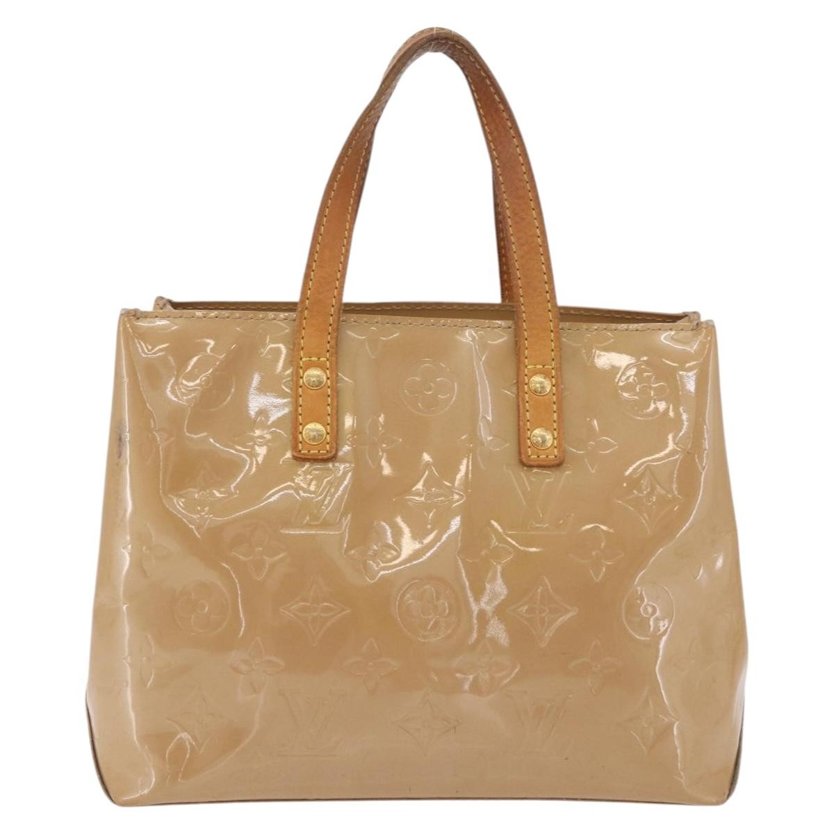 Louis Vuitton Reade Monogram Vernis Brown Patent_Leather Handbag (Pre-Owned)