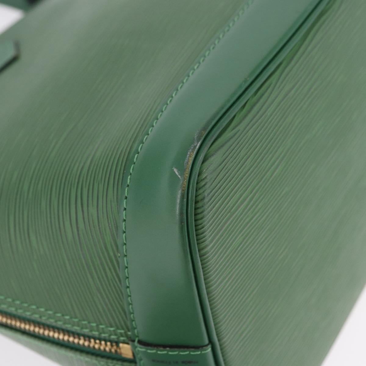 Louis Vuitton Alma Epi Green Leather Handbag (Pre-Owned)