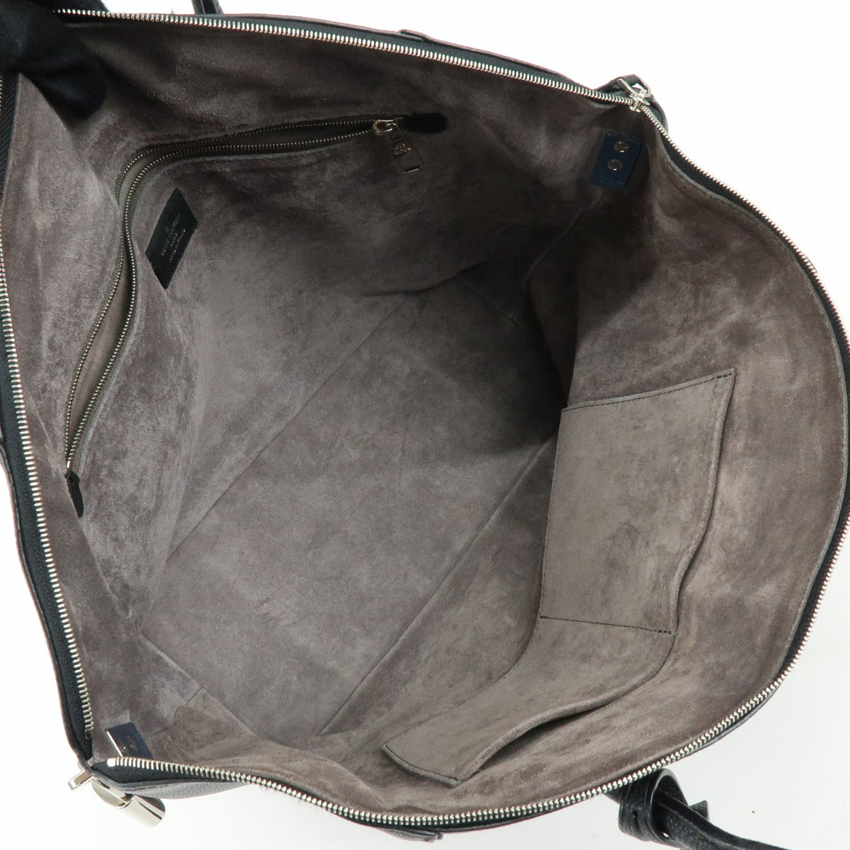 Louis Vuitton Soft Lockit Leather Black Leather Handbag (Pre-Owned)