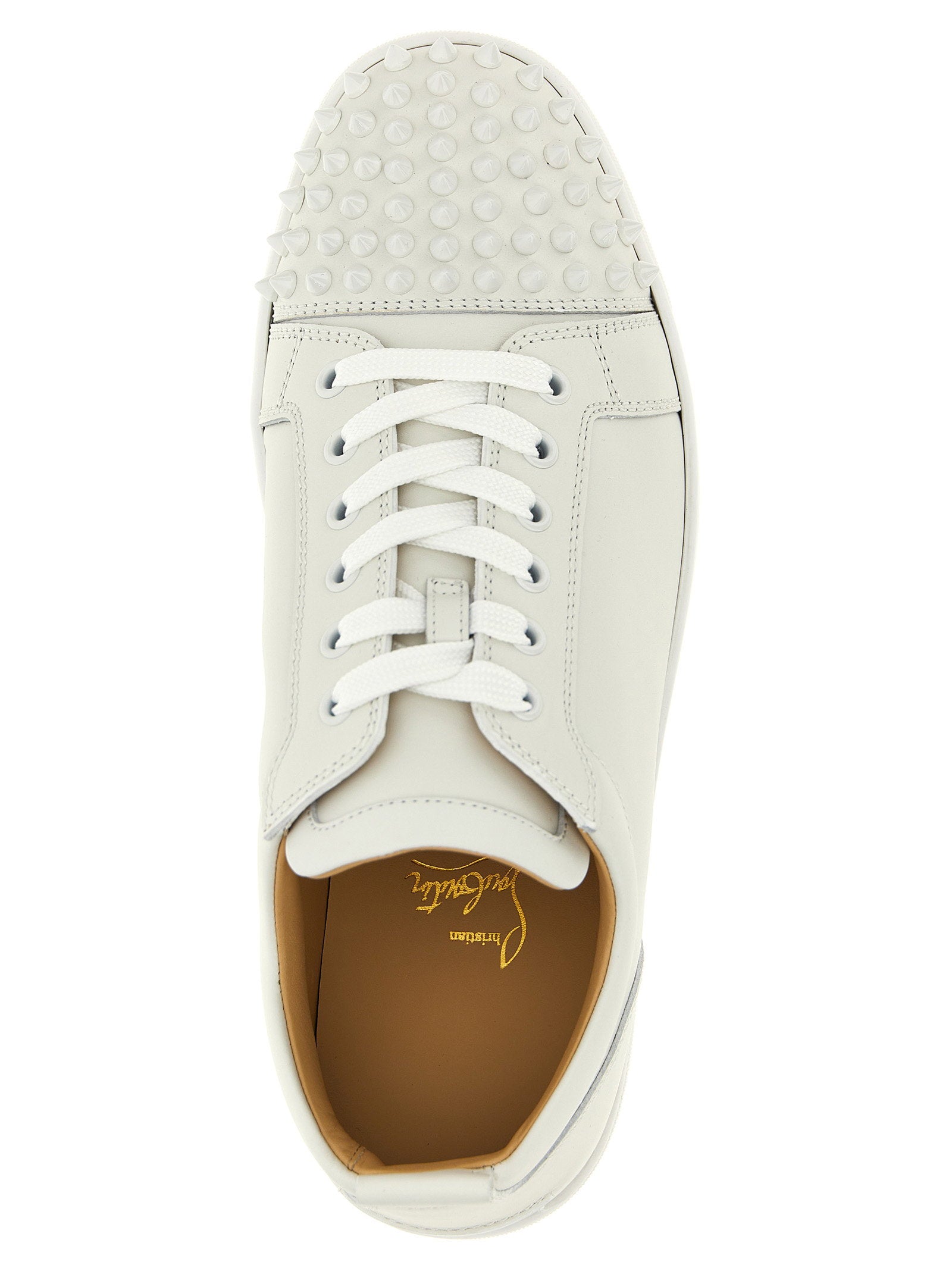 Christian Louboutin Men's Louis Junior Spikes Sneakers