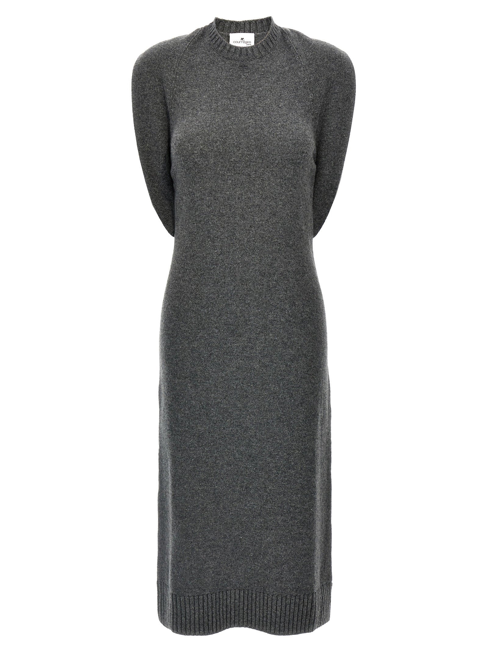 Courreges Women's Over The Shoulder Drapè Dress