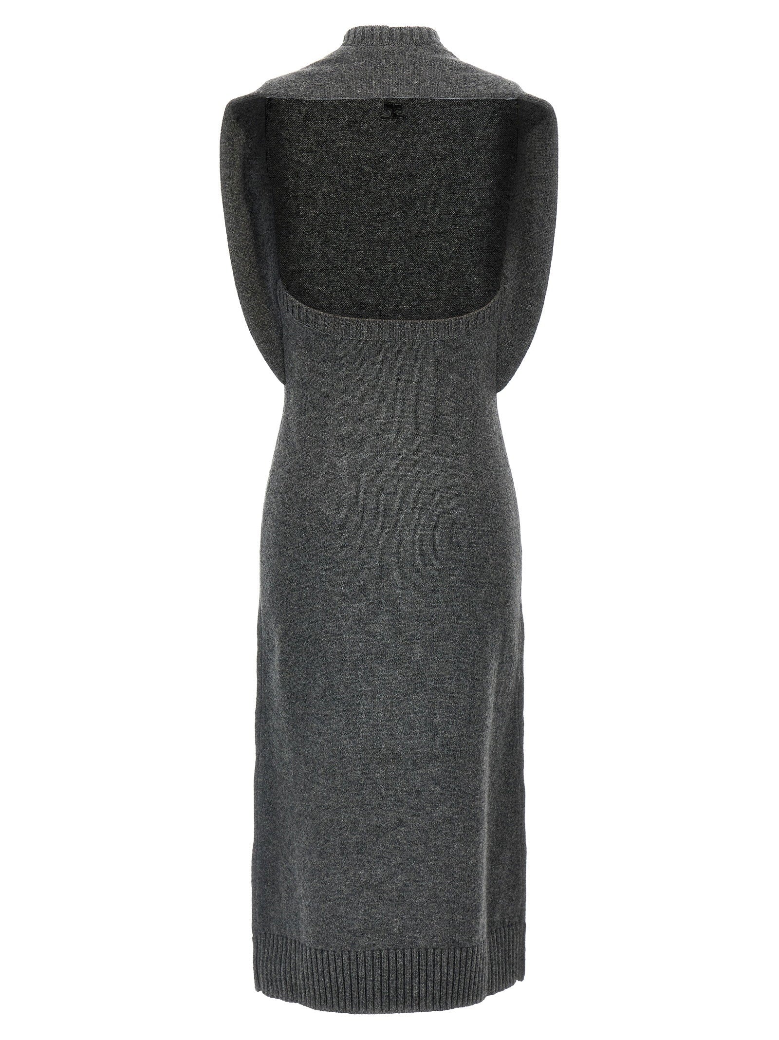 Courreges Women's Over The Shoulder Drapè Dress