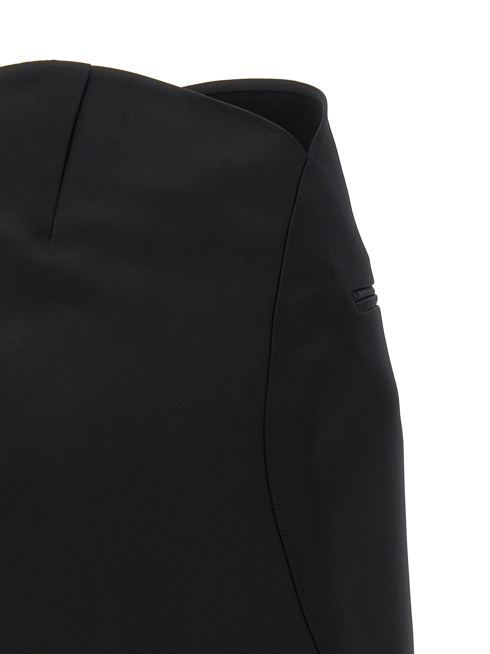 Courreges Women's Circle Satin Skirt
