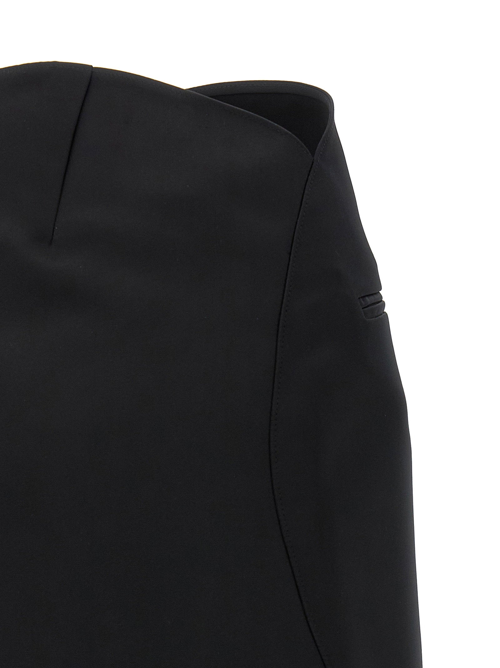 Courreges Women's Circle Satin Skirt