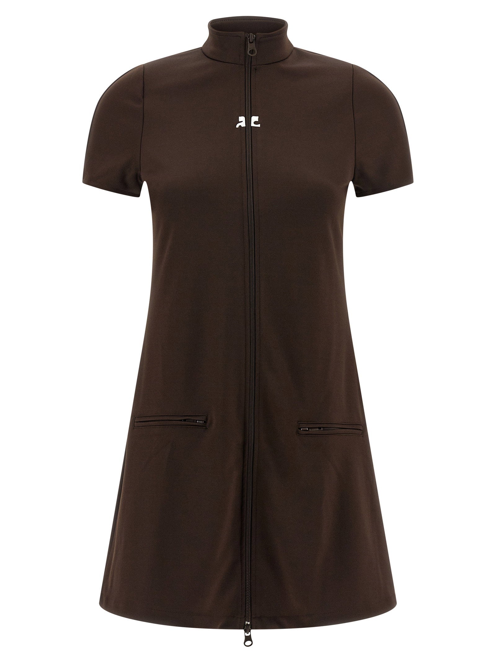 Courreges Women's Interlock Tracksuit Mini Dress