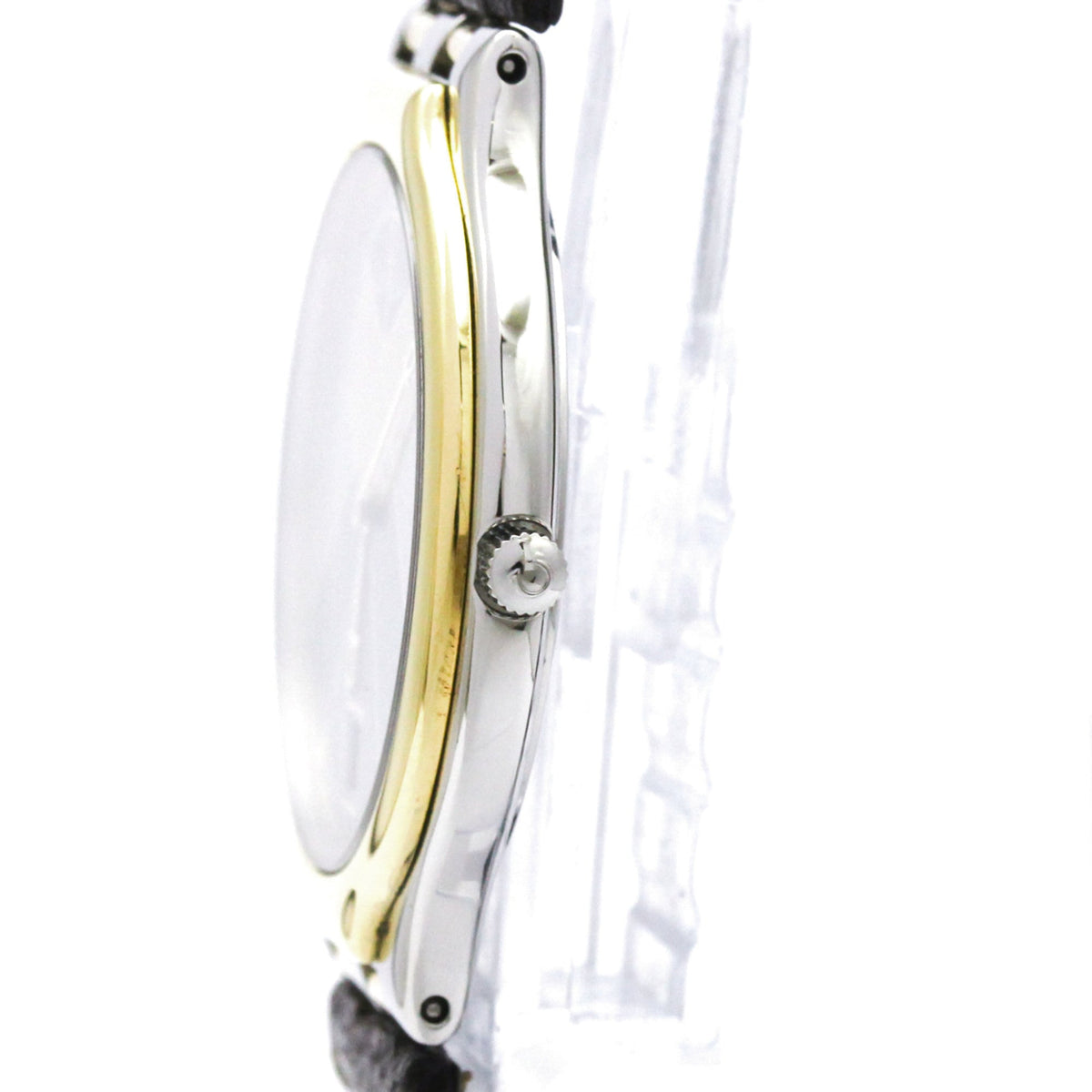 Omega De Ville Quartz Stainless Steel And Yellow Gold Watch (Pre-Owned)