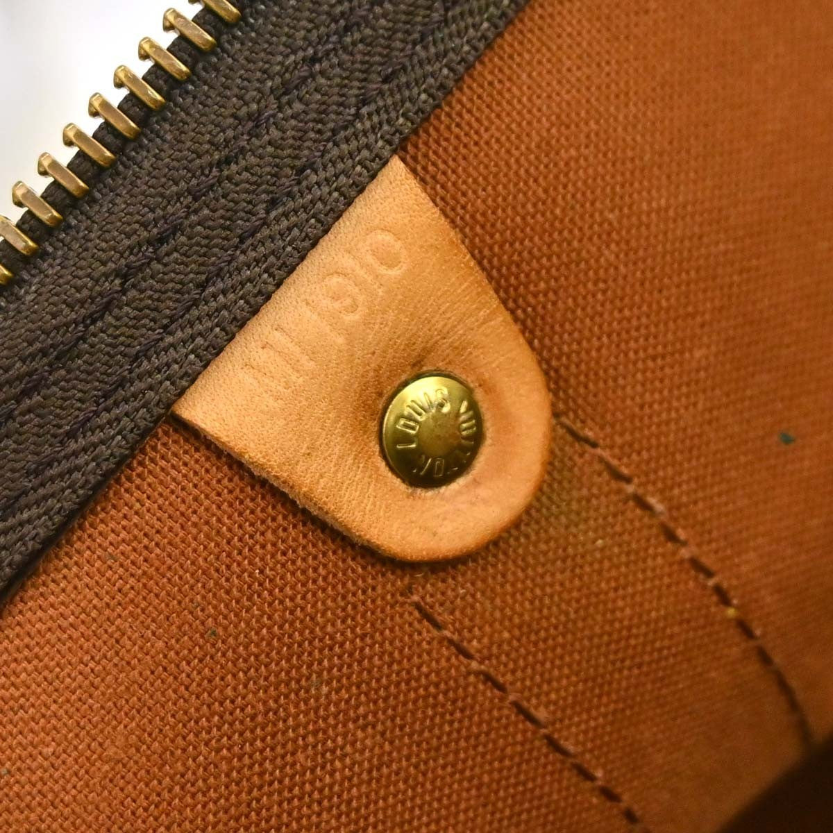 Louis Vuitton Keepall Monogram Canvas Brown Canvas Travel Bag Bag (Pre-Owned)
