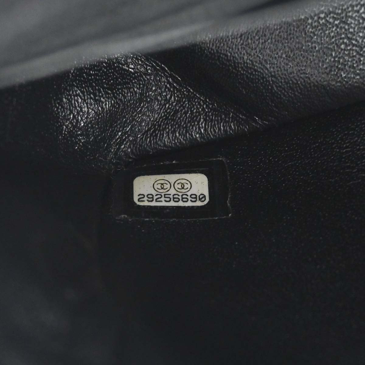 Chanel Classic Single Flap Quilted Lambskin Black Leather Shoulder Bag Bag (Pre-Owned)
