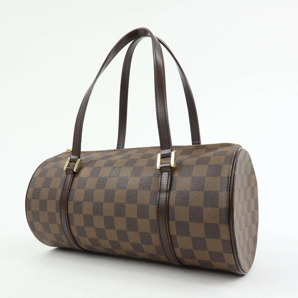 Louis Vuitton Papillon Damier Ebene Brown Canvas Handbag (Pre-Owned)