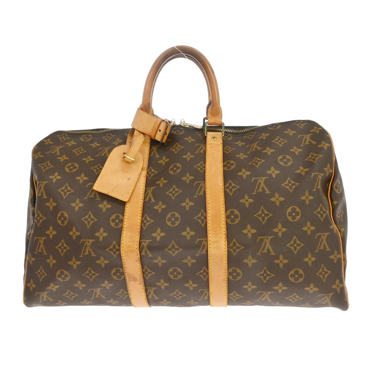 Louis Vuitton Keepall Monogram Canvas Brown Canvas Travel Bag Bag (Pre-Owned)