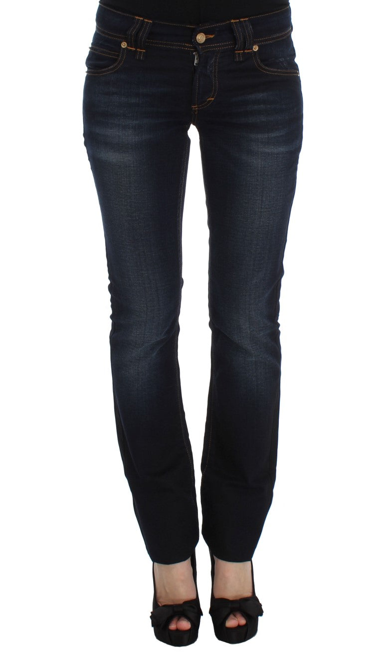 John Galliano Blue Wash Cotton Slim Fit Women's Jeans