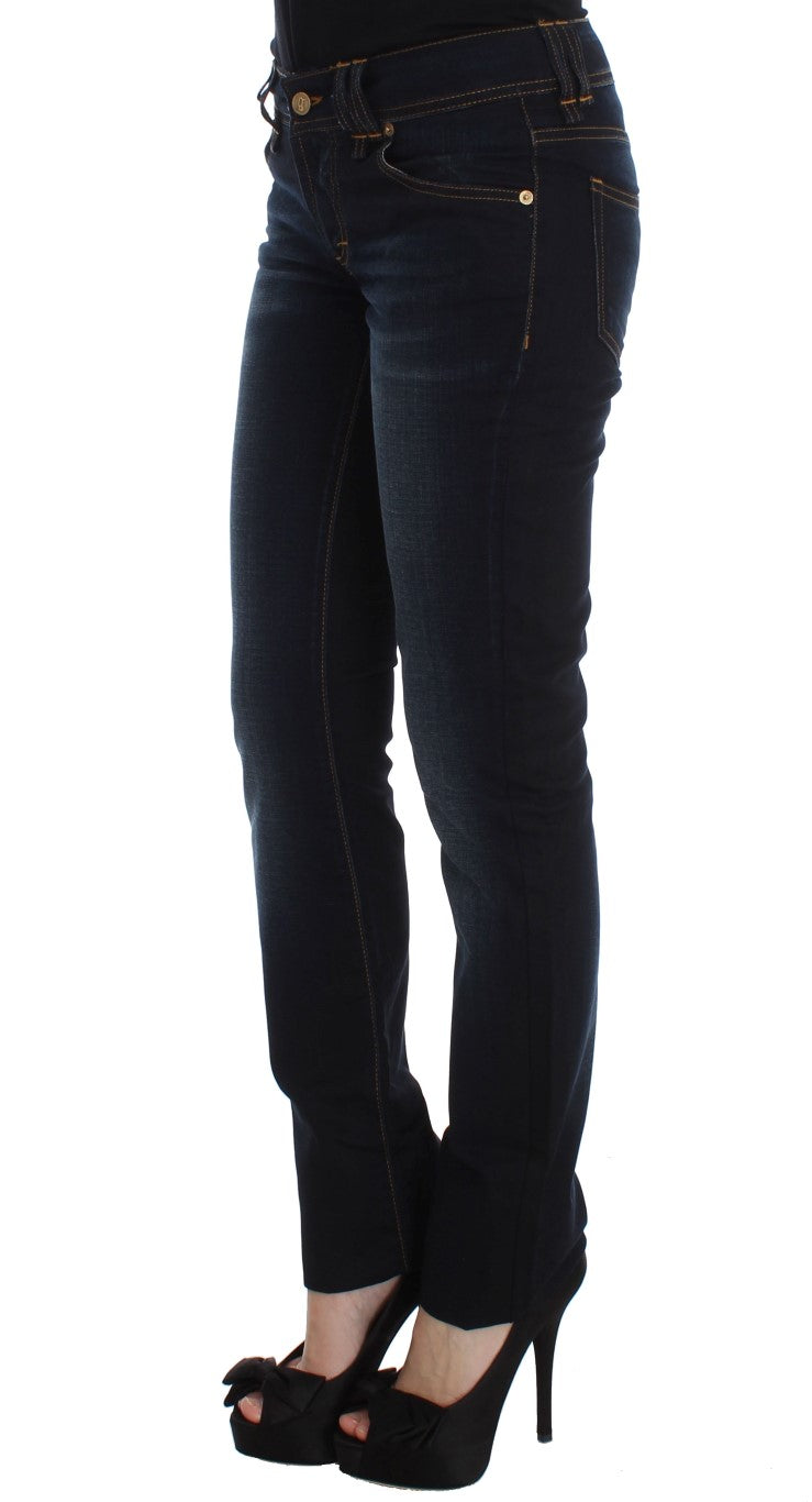 John Galliano Blue Wash Cotton Slim Fit Women's Jeans