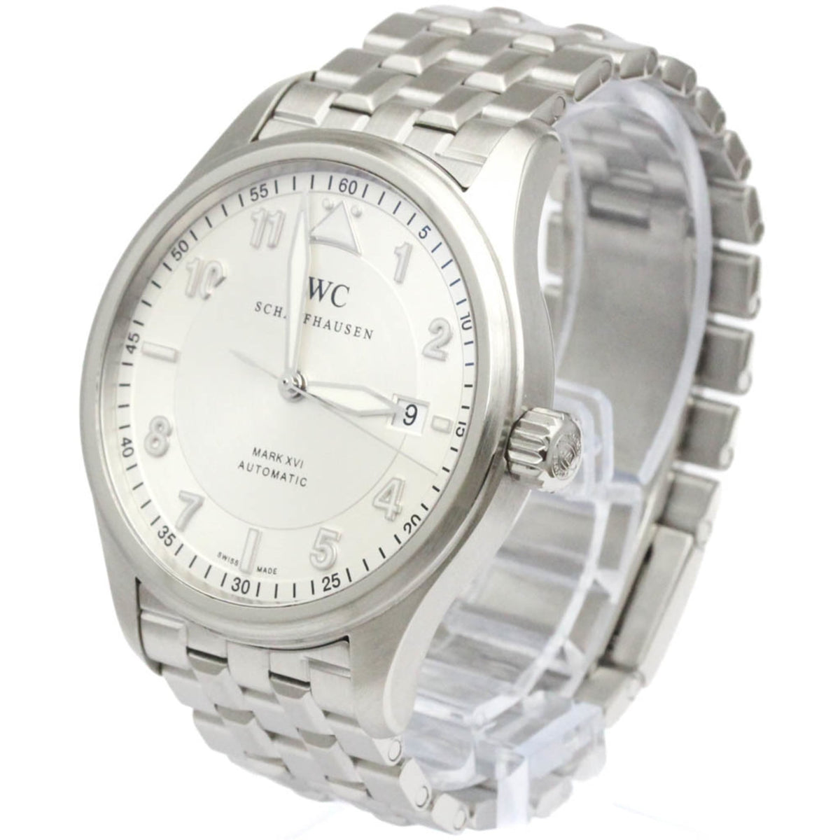 Iwc Schaffhausen Pilot Mark Xvi Automatic Stainless Steel Watch (Pre-Owned)
