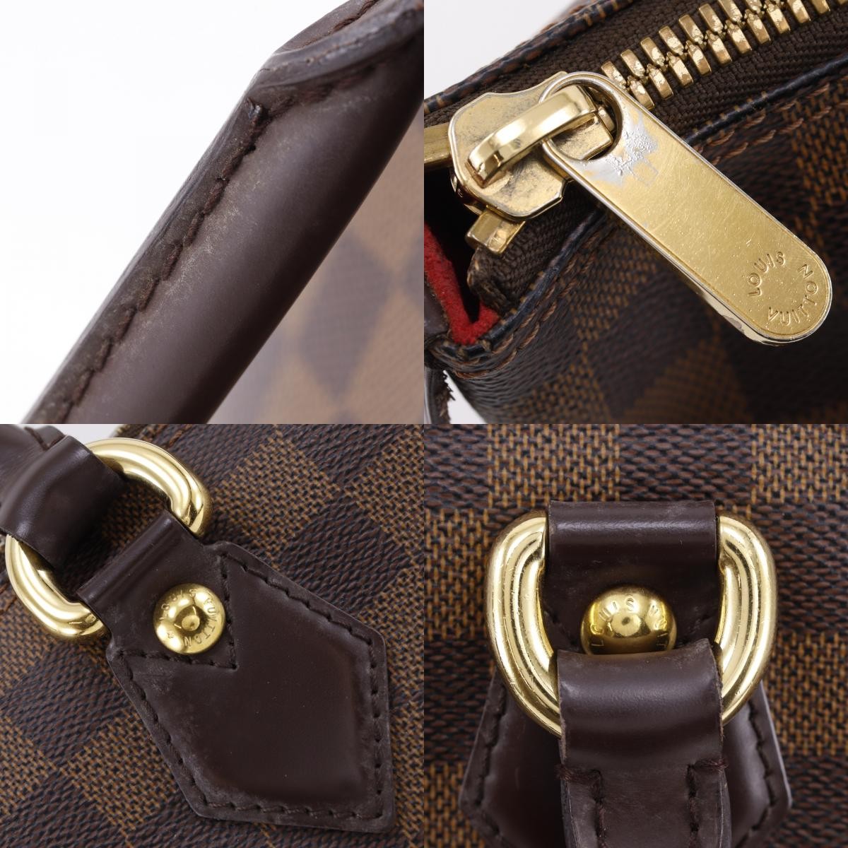 Louis Vuitton Saleya Damier Brown Canvas Handbag (Pre-Owned)