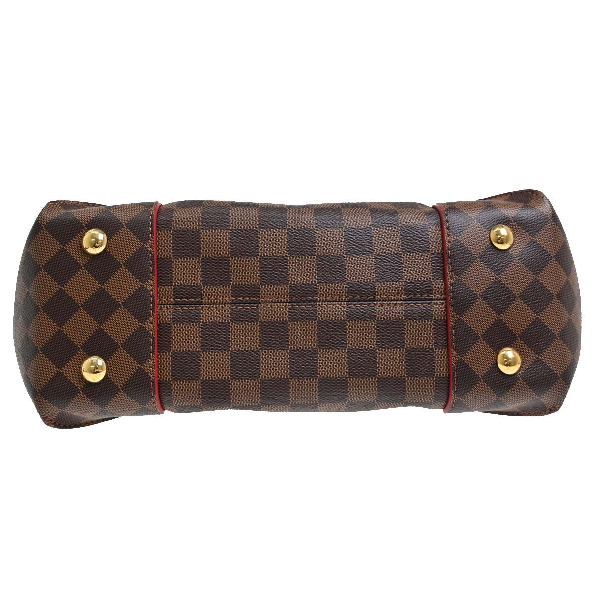 Louis Vuitton Caissa Hobo Damier With Leather Brown Canvas Shoulder Bag Bag (Pre-Owned)