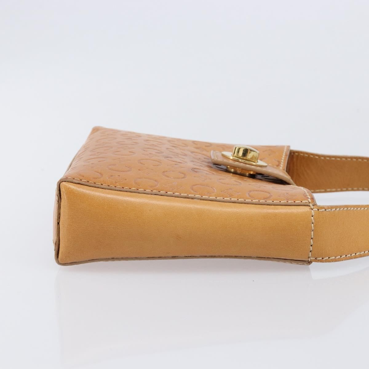 Celine C Macadam Canvas And Leather Brown Leather Handbag (Pre-Owned)