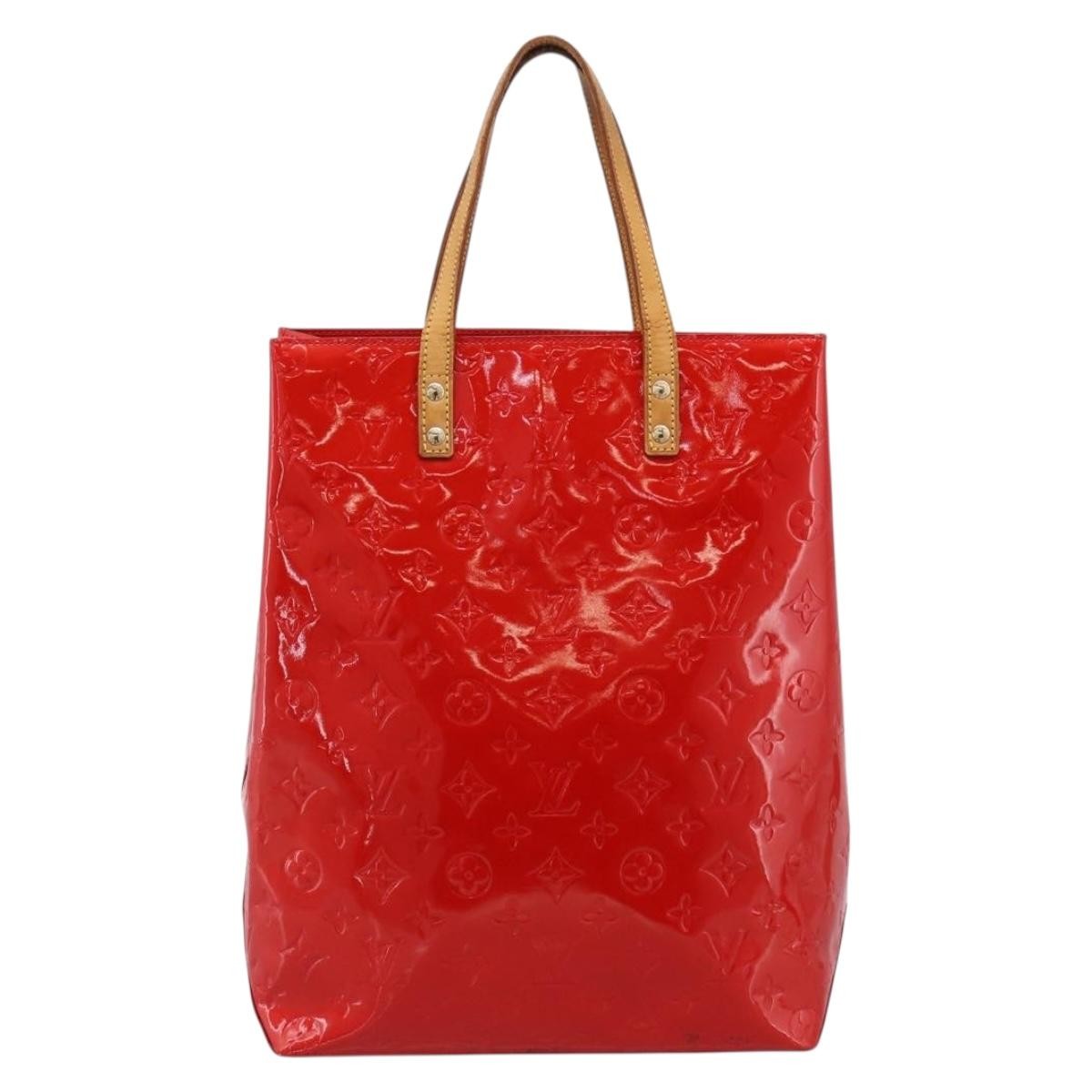 Louis Vuitton Reade Monogram Vernis Red Patent_Leather Handbag (Pre-Owned)