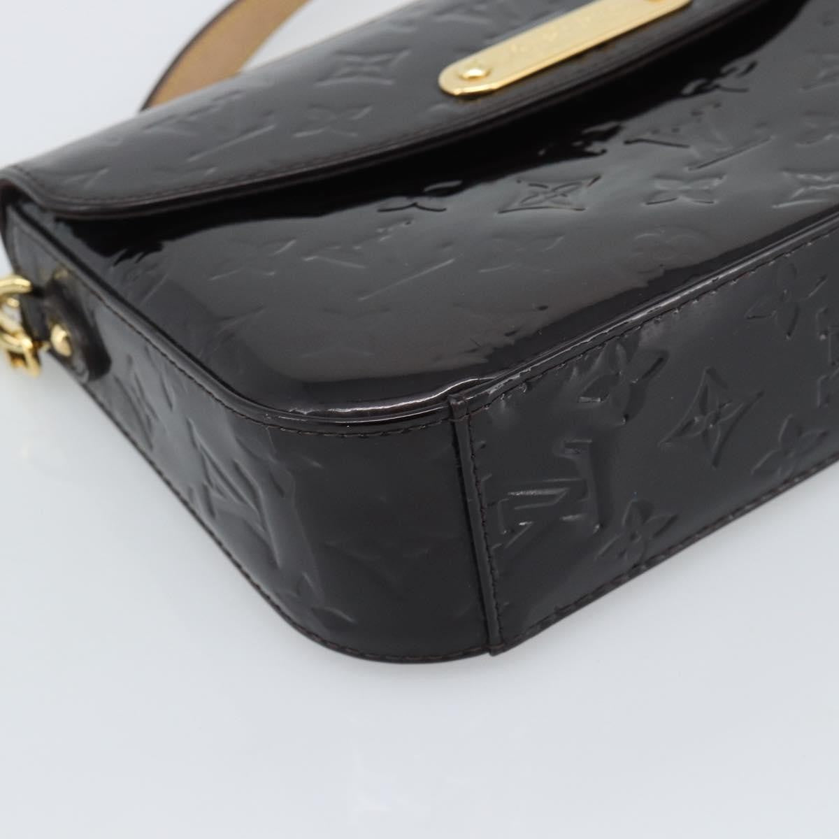 Louis Vuitton Rodeo Drive Monogram Vernis Black Patent_Leather Handbag (Pre-Owned)