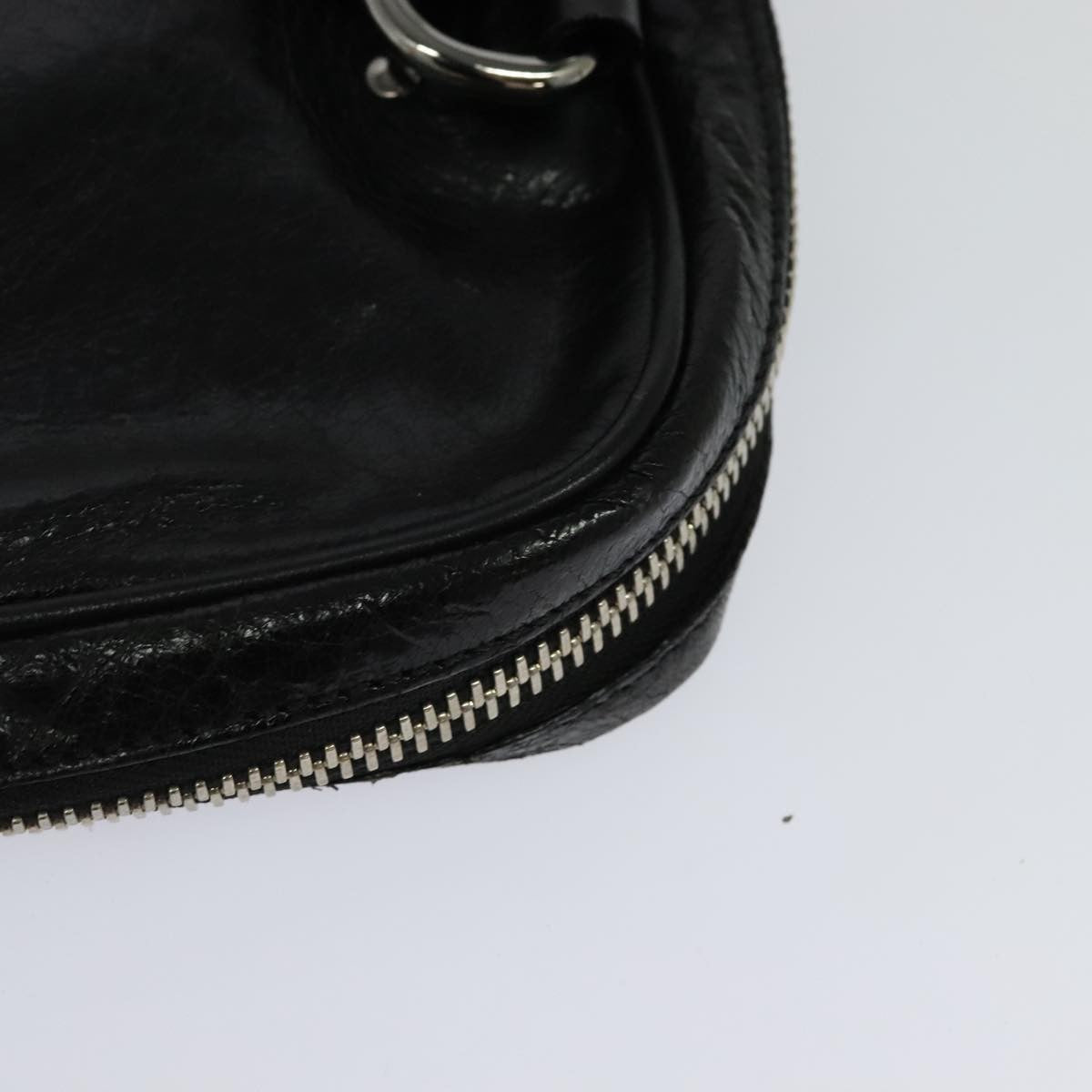 Chloe Paddington Body Leather Black Leather Shoulder Bag Bag (Pre-Owned)