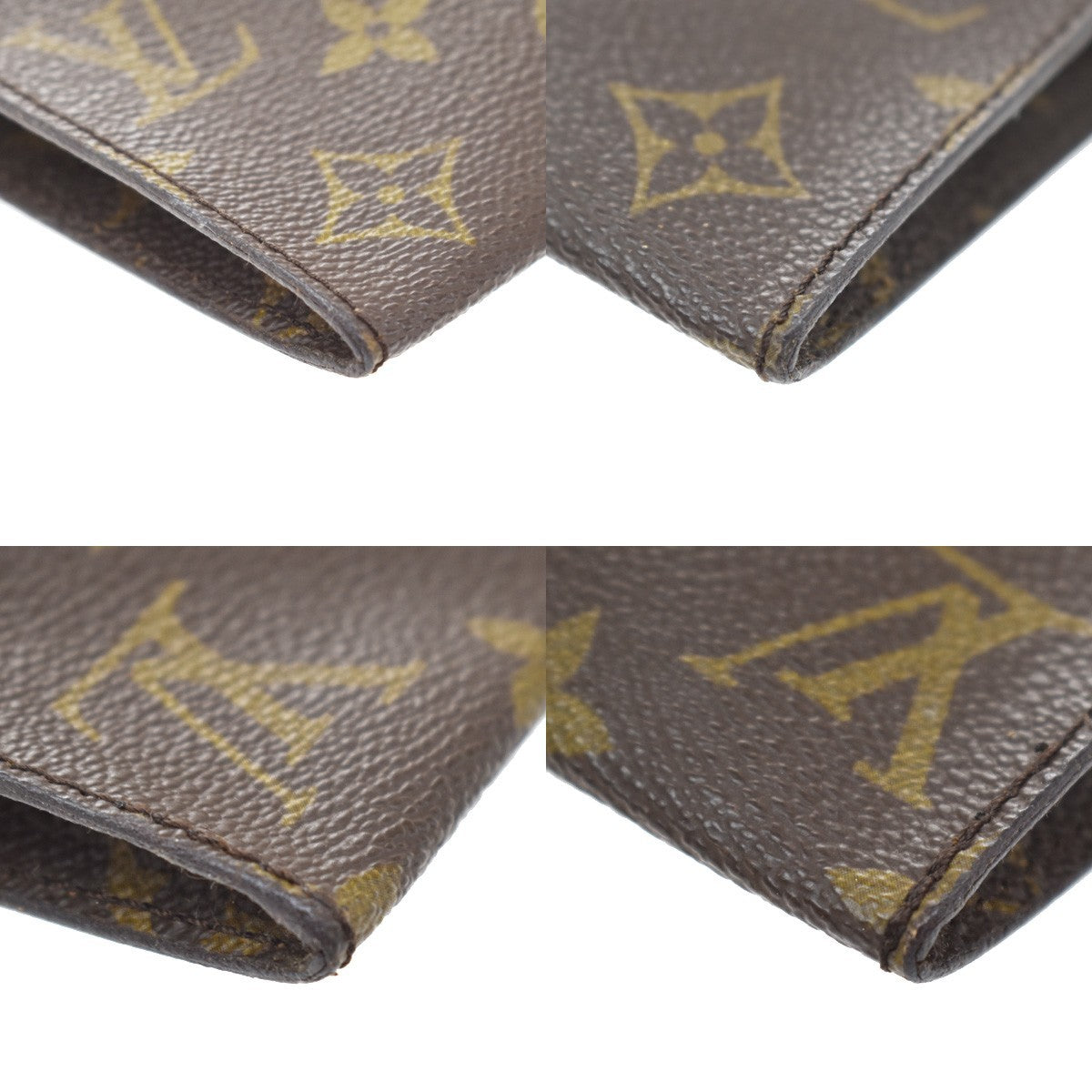 Louis Vuitton Vintage Bucket Zip Monogram Canvas Brown Leather Clutche & Pouche Bag (Pre-Owned)
