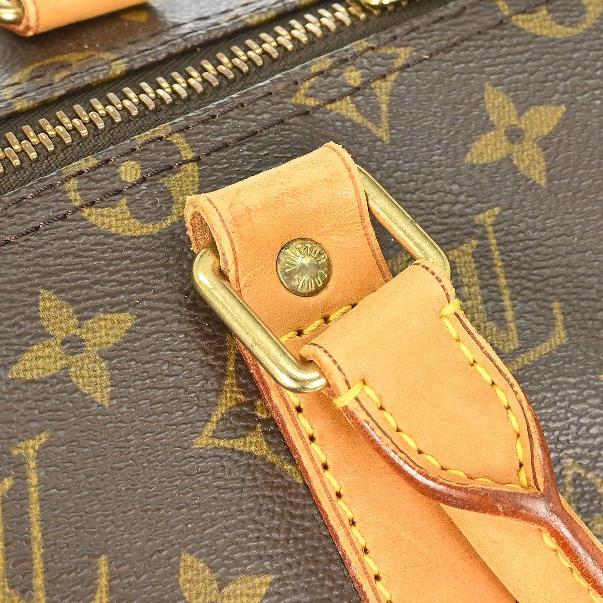 Louis Vuitton Keepall Monogram Canvas Brown Canvas Travel Bag Bag (Pre-Owned)