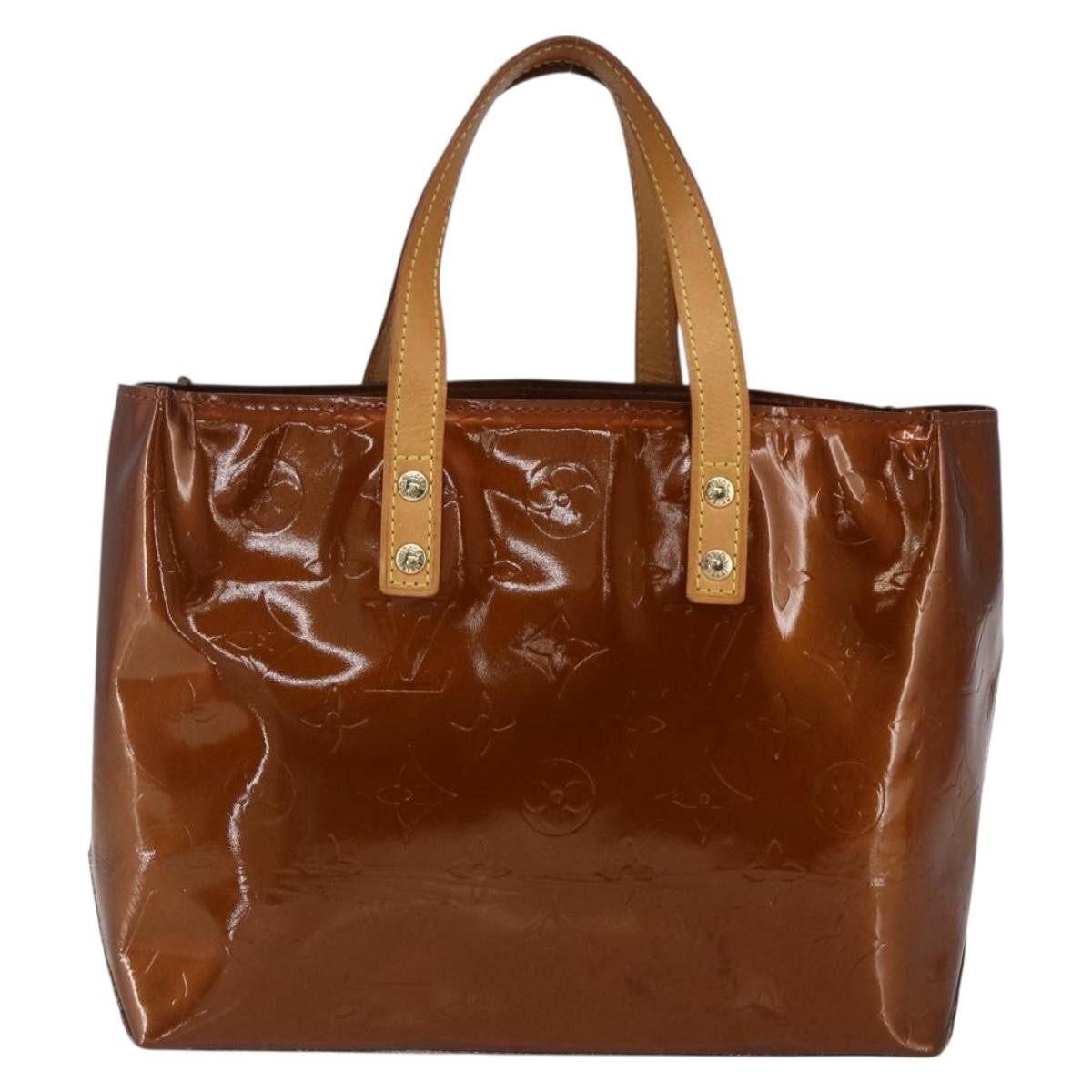 Louis Vuitton Reade Monogram Vernis Brown Patent_Leather Handbag (Pre-Owned)