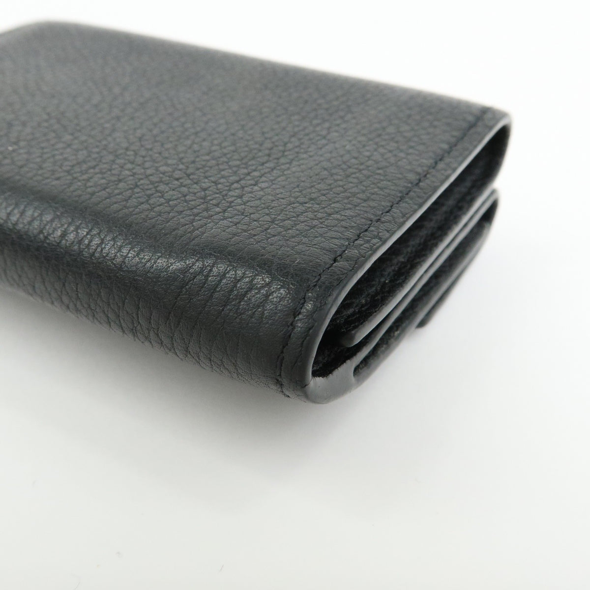 Louis Vuitton Lockmini Leather Black Leather Wallets Accessory (Pre-Owned)